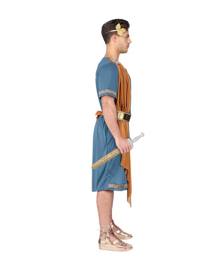 DISFRAZ DE EMPERADOR ROMANO AZUL