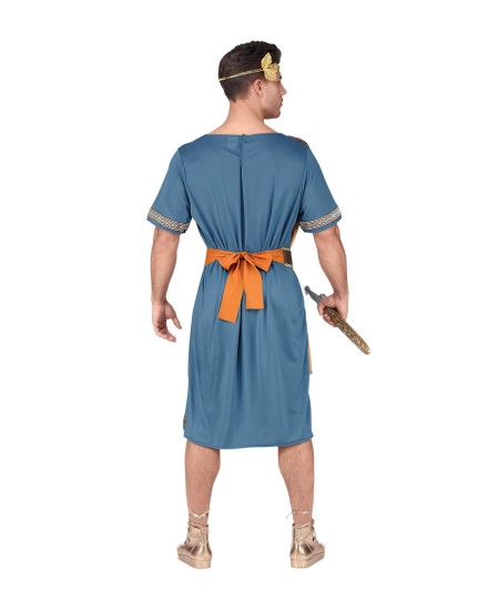 DISFRAZ DE EMPERADOR ROMANO AZUL