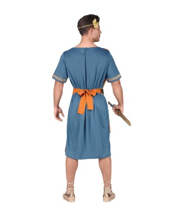 DISFRAZ DE EMPERADOR ROMANO AZUL