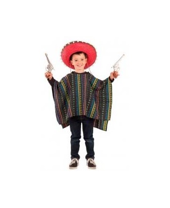 PONCHO MEJICANO PARA NIÑO