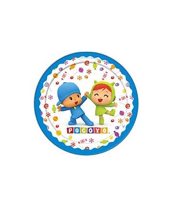 PLATOS POCOYO Y NINA 8 UNIDADES