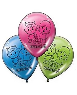 GLOBOS DE POCOYO Y NINA 8 UNIDADES