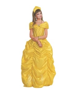 DISFRAZ DE PRINCESA AMARILLA BELLA PARA MUJER