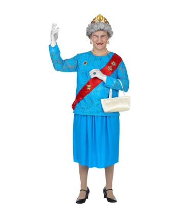DISFRAZ DE REINA ELISABETH PARA HOMBRE