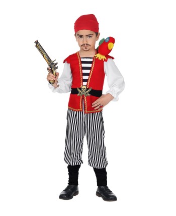 DISFRAZ DE PIRATA INFANTIL CARIBEÑO PARA NIÑO