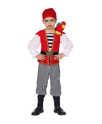 DISFRAZ DE PIRATA INFANTIL CARIBEÑO