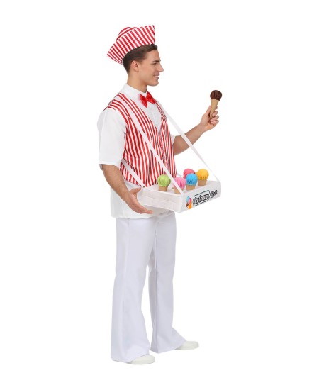DISFRAZ DE AÑOS 50 PARA HOMBRE HELADERO