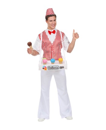 DISFRAZ DE AÑOS 50 PARA HOMBRE HELADERO