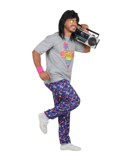 DISFRAZ DE AÑOS 80 BEACH HOMBRE