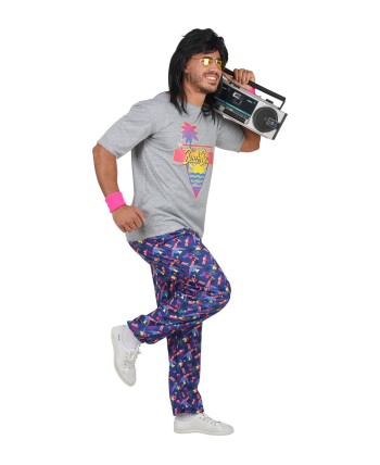 DISFRAZ DE AÑOS 80 BEACH HOMBRE