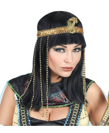 PELUCA REINA EGICIA CON CINTA