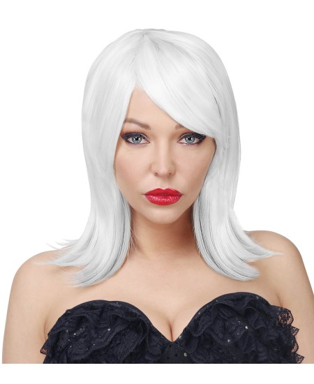 PELUCA BLANCA CON FLEQUILLO LADEADO NOEMI