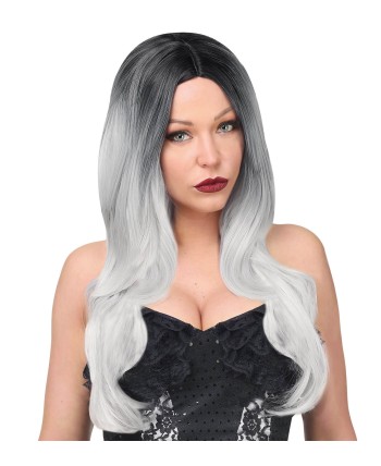 PELUCA DEGRADADO NEGRO GRIS