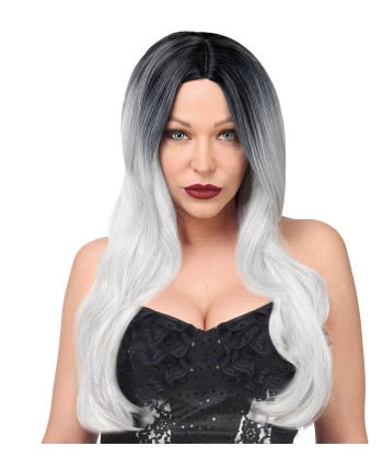 PELUCA DEGRADADO NEGRO GRIS