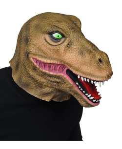 CARETA DE DINOSAURIO CON DIENTES