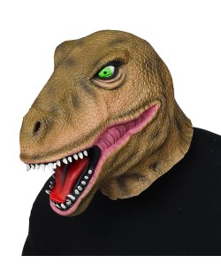 CARETA DE DINOSAURIO CON DIENTES 2