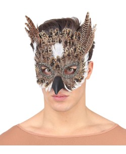 ANTIFAZ BUHO CON PLUMAS 2