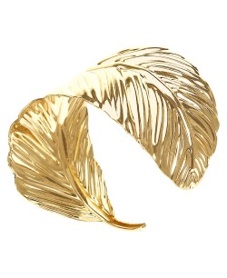 PULSERA DORADA HOJA 2