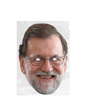 CARETA MARIANO RAJOY CARTON PLASTIFICADO