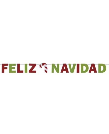 GUIRNALDA FELIZ NAVIDAD FIELTRO