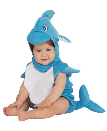 DISFRAZ DE DELFIN AZUL BEBE