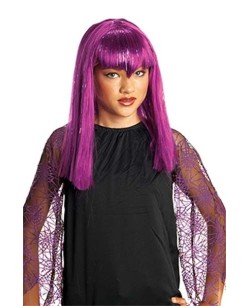 PELUCA VAMPIRESA TRAVIESA LILA INFANTIL