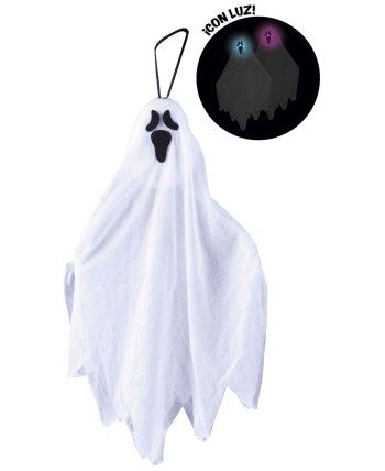 FANTASMA COLGANTE CON LUZ