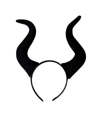 DIADEMA CUERNOS NEGROS