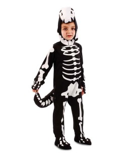DISFRAZ DE DINOSAURIO ESQUELETO