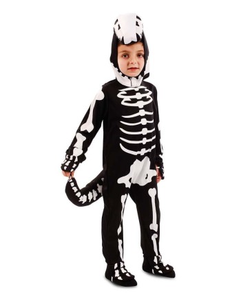 DISFRAZ DE DINOSAURIO ESQUELETO