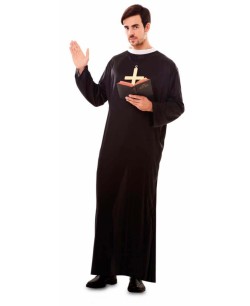 DISFRAZ DE CURA CLASICO PARA HOMBRE