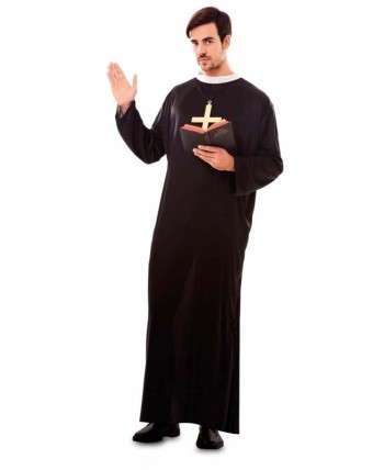 DISFRAZ DE CURA CLASICO PARA HOMBRE