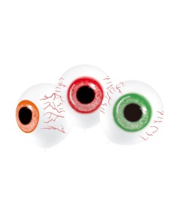 GLOBOS OJOS DE ZOMBIE 8 UNIDADES