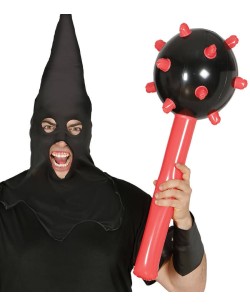MAZA HINCHABLE CON PUNTAS ROJA Y NEGRA