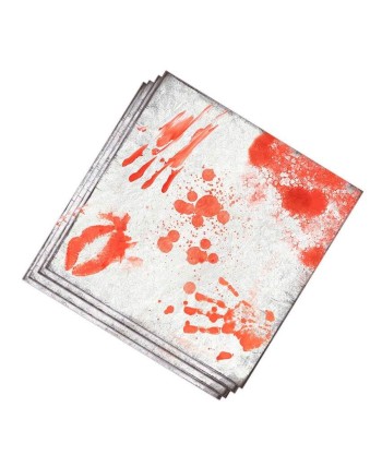 SERVILLETAS ENSANGRENTADAS 20 UNIDADES