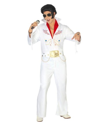 DISFRAZ DE ELVIS SENCILLO CON DIBUJOS EN PECHO