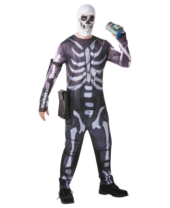 DISFRAZ DE SKULL TROOPER FORTNITE PARA HOMBRE DISFRAZ DE SKULL TROOPER FORTNITE PARA HOMBRE