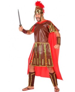 DISFRAZ DE ROMANO GLADIADOR CON CAPA PARA HOMBRE