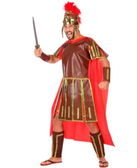 DISFRAZ DE ROMANO GLADIADOR CON CAPA PARA HOMBRE