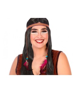 CINTA INDIA CON PLUMAS
