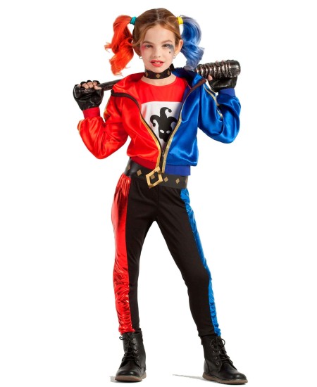 DISFRAZ DE HARLEY QUEEN PAYASA PARA NIÑA