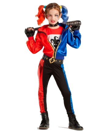 DISFRAZ DE HARLEY QUEEN PAYASA PARA NIÑA