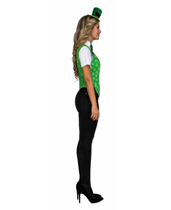 CHALECO SAN PATRICIO TREBOLES PARA MUJER