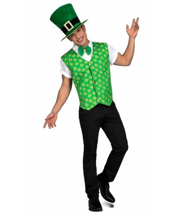 CHALECO SAN PATRICIO TREBOLES PARA HOMBRE