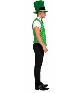 CHALECO SAN PATRICIO TREBOLES PARA HOMBRE 2