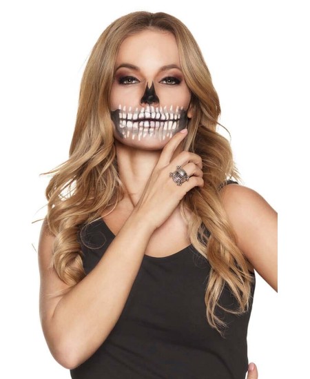 ANILLO CALAVERA PLATEADO