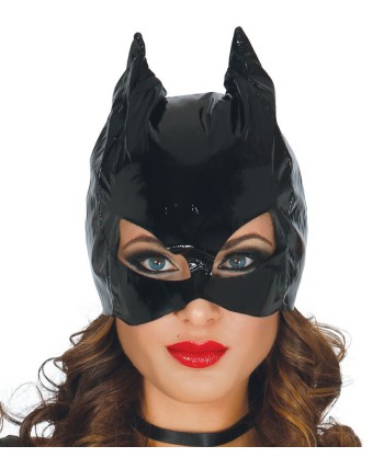 MASCARA CAT WOMAN VINILO NEGRA