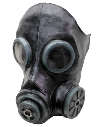 MASCARA DE GAS NEGRA DELUXE CLASSIC
