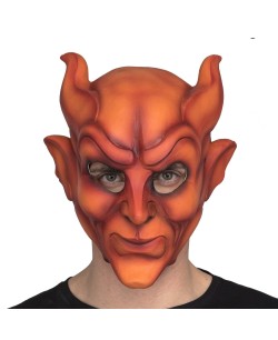CARETA COMPLETA DEMONIO FUEGO ANGULADA