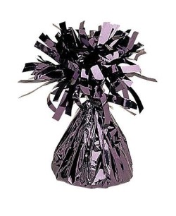 PESO PARA BOUQUET DE GLOBOS NEGRO PIRAMIDE 150GR